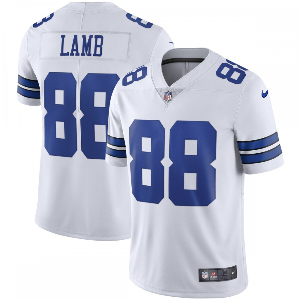 CeeDee Lamb Dallas Cowboys Nike Vapor Limited Jersey - White-Profan Arena